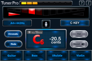handige apps voor muzikanten C-tuner Lite